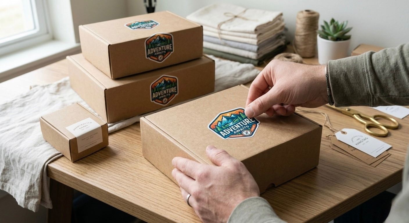 How Custom Stickers Improve Packaging | Branding Tips for Small ...