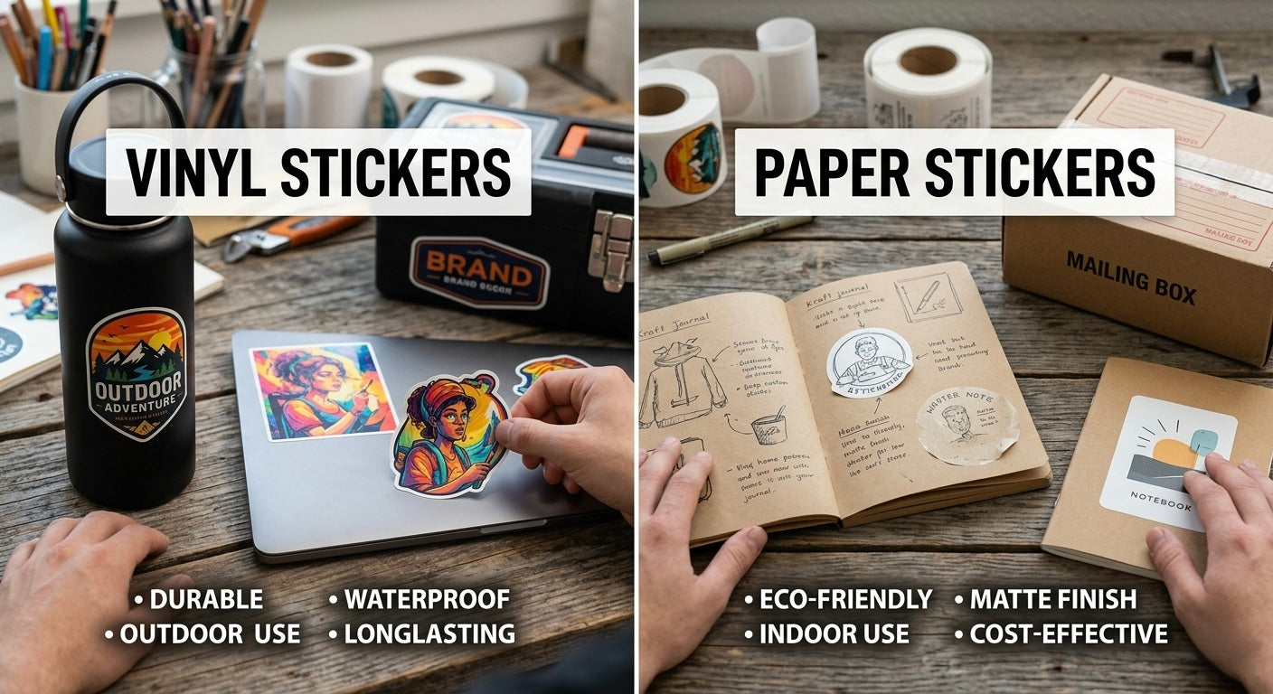 Is Sticker Vinyl Stickers vs Paper Stickers | Which is Better? – Stick It!