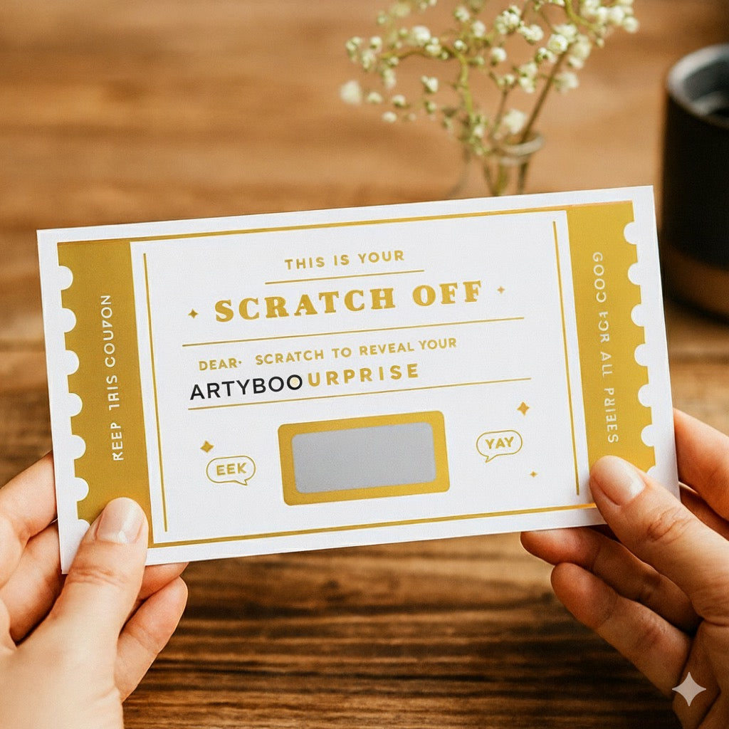Custom scratch and win cards printing Egypt for promotions and coupons